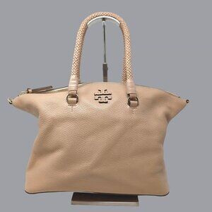 Tory Burch Taylor Slouchy Satchel Bag - Leather - Devon Sand